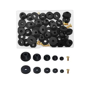 58 count Faucet Washers, Faucet Washer Assortment Kit, Flat and Beveled Faucet Washers, Beveled Faucet Washers Hose Repair Kit, Faucet Washers Assorted Kit