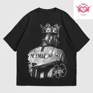 Neymar King Adult and Youth Graphic T-Shirt, summer tee, vintage y2k, graphic tees, mens clothing, youth boys clothing, kids clothing, streetwear, gift for fan, youth boy clothes, good graphic tees kids, neymar t shirt