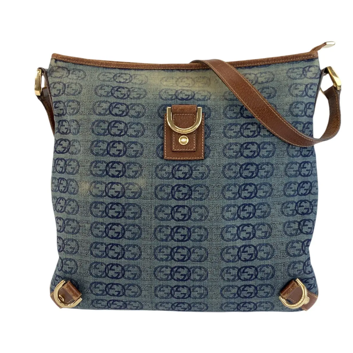 Pre-owned GUCCI Canvas Shoulder Bags Interlocking Abbey Shoulder Bag