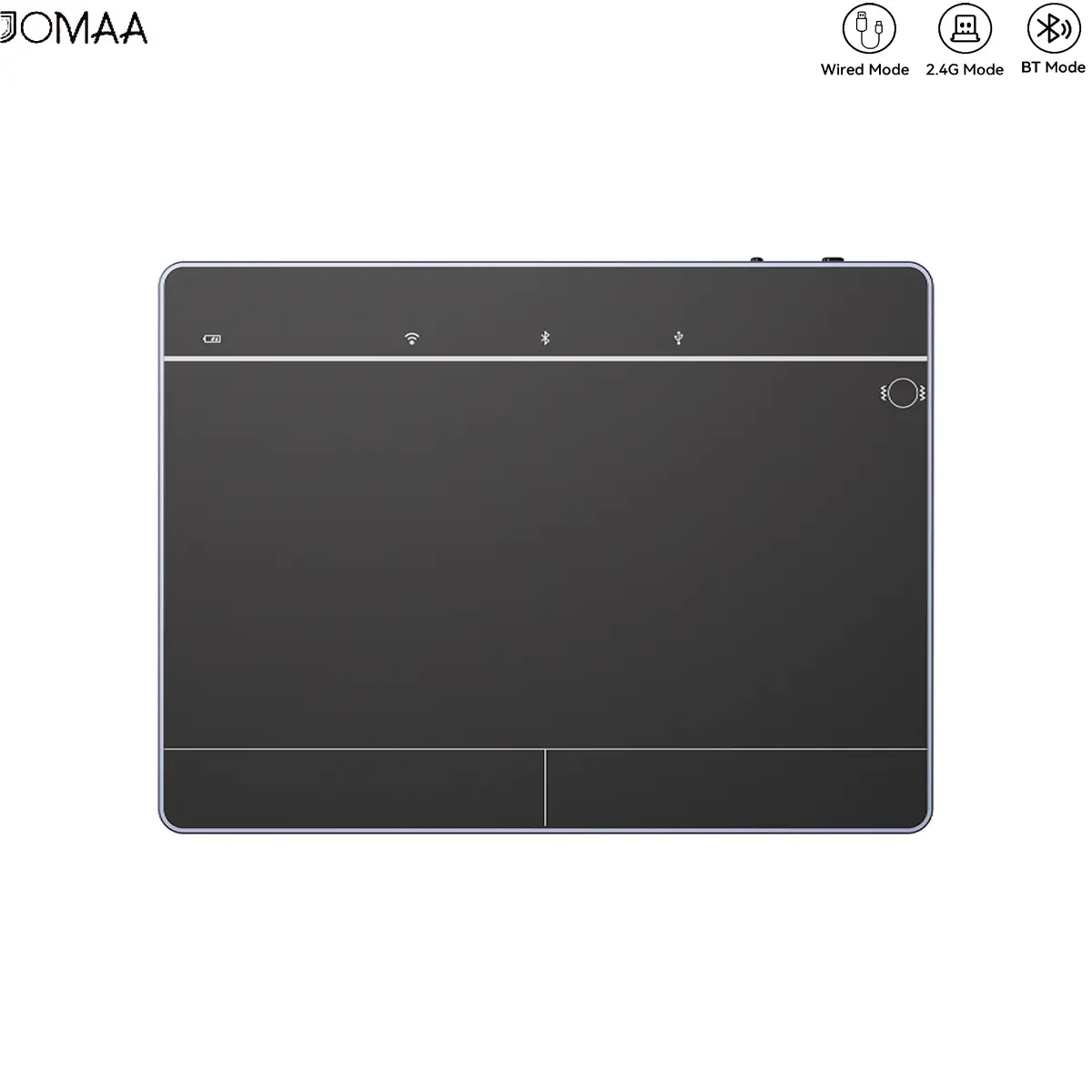 JOMAA Wired&2.4GWireless&Bluetooth Trackpad for Windows 10/11,Rechargeable Touchpad Mouse with Multi-Gesture Support for PC Laptop Compute