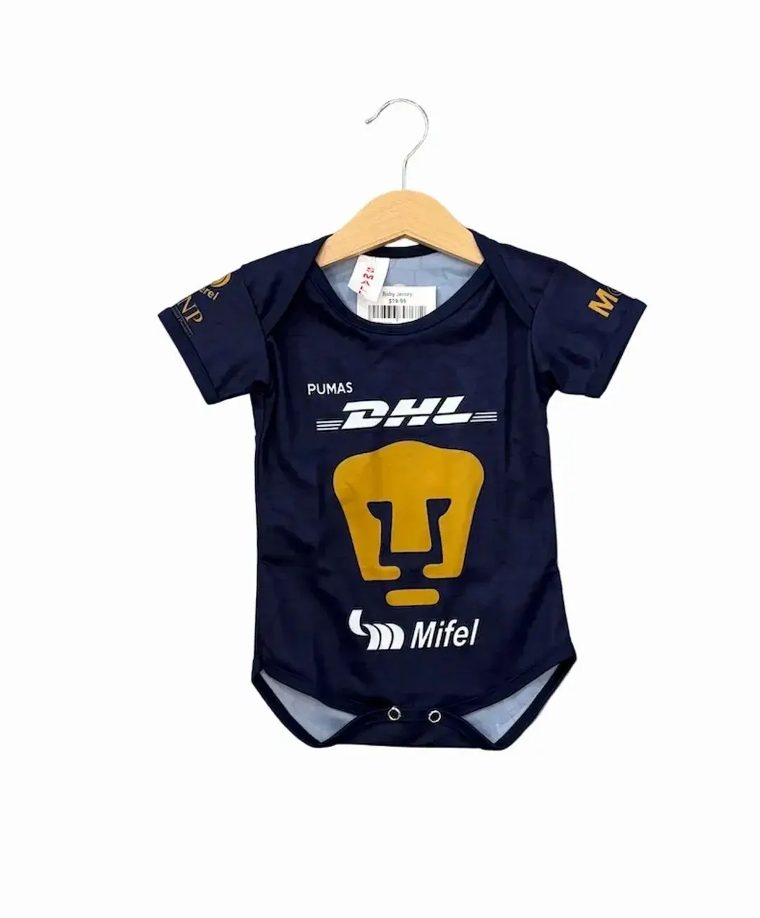 Pumas Blue Baby Onesie Jersey WET