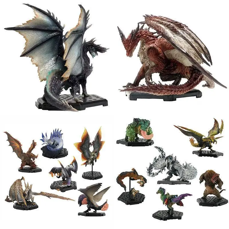 Monster Hunter World Iceborne New Dragon Action Figure - Malzeno, Amatsu, Zinogre, Rathalos, Mizutsune Character Statue, Home Decor Toy Model, Decoration