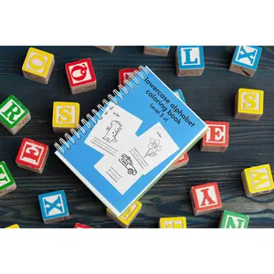 Level 3- Alphabet coloring 26 week lesson plan- 3y+ -crayons included