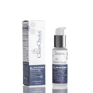 ClearChoice Elimaderm 12% Multi Acid Serum for Recurring Breakouts Adult Acne Conditions Aging Skin with Glycolic Lactic Salicylic Mandelic & Azelaic Acids