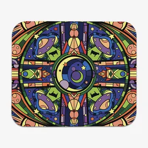 Space Glass Mousepad