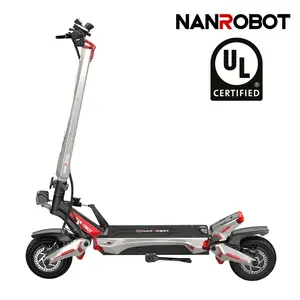 NANROBOT N6 72V 3000W Electric Scooter for Adults - 50MPH & 81 Miles Range - Samsung Battery Cells - High Speed E-Scooter