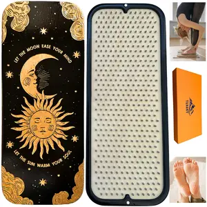 Sadhu Board with Aluminum Nails, 0.31 In (8 mm), Nail Boards for Feet, Sadhu Board for Beginners, Sadhu Nail Board, Yoga and Spiritual Gift