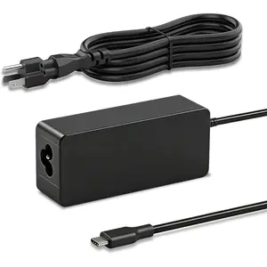 45W USB C Charger Compatible with Hp Dell Lenovo Acer chromebook Asus Samsung Sony Charger Fast Charging Type C HP Spectre X360 13 Elite X2 AC Adapter Power Cord Supply