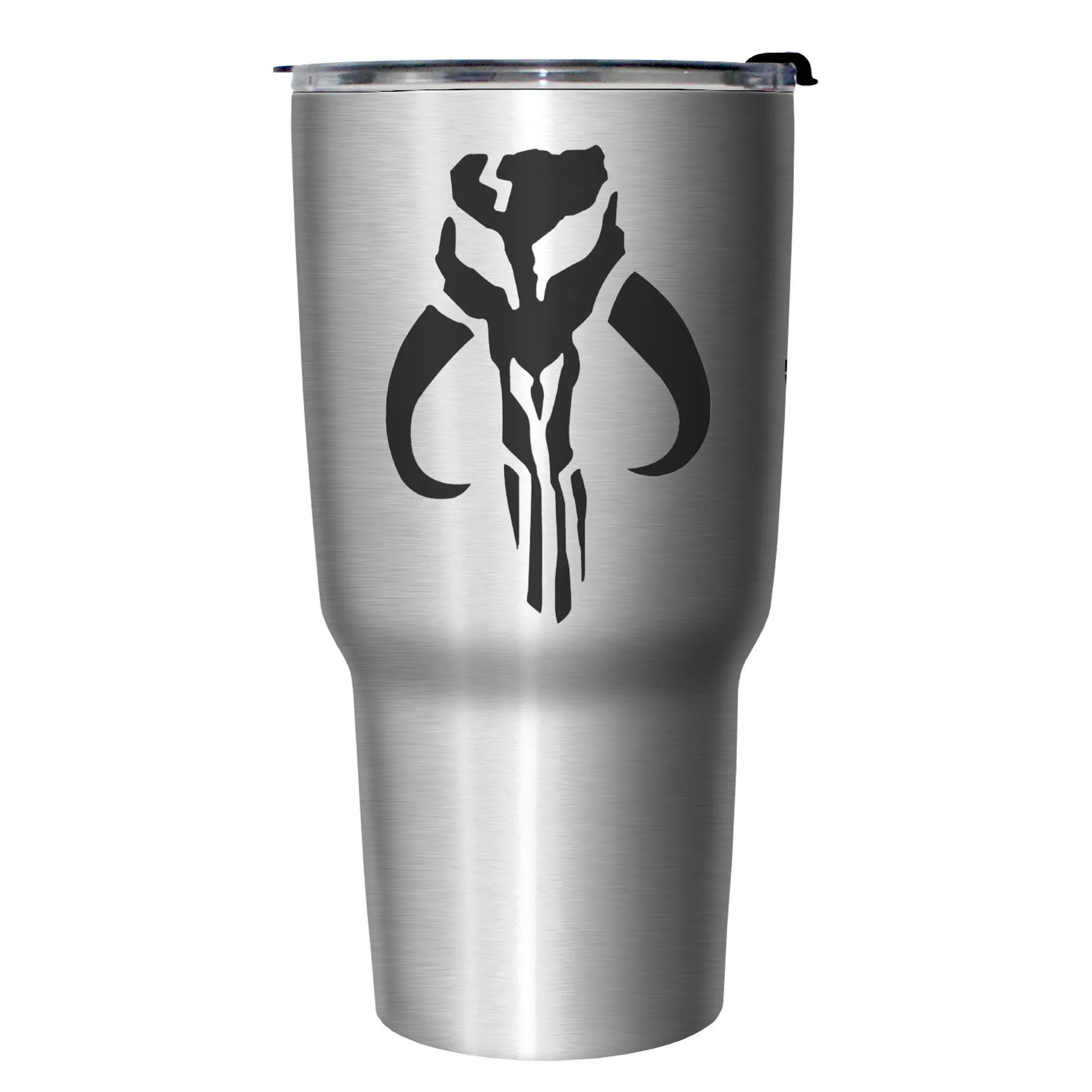 Star Wars Mandalorian Logo Stainless Steel Tumbler w/Lid