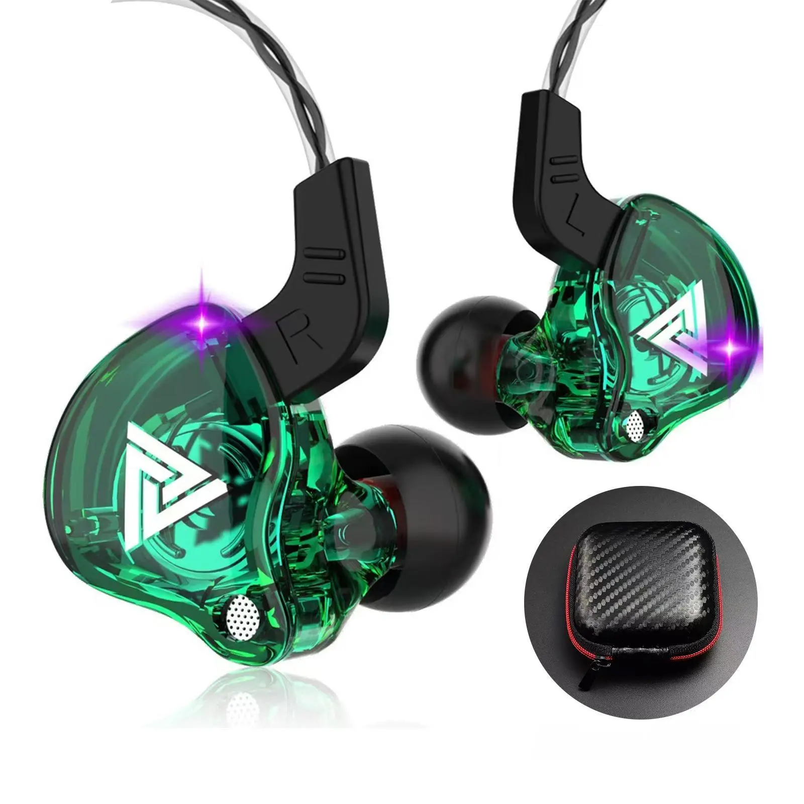 3.5 mm Jack In-Ear Gaming Headphones - Wired Earbuds with Microphone, Noise Cancellation, HiFi Stereo, Heavy Bass, Single Pair Cable for Esports Live Streaming (Party Bag & Gift Essential IEMs)