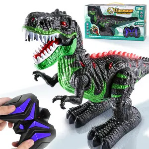 Remote Control Dinosaur Toys, Electric Stunt RC Walking T-rex Toy with Light & Sound , Rechargeable Battery, 360° Rotating, Birthday Gift Trucks Car toy christmas Dinosaur Truck