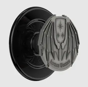 PopSockets Enamel Illyrian Warrior MagSafe PopGrip, Cellphone Smartphone Grip Holder - MagSafe Magnetic Wallet Phone Stand Phone Holders & Mounts Mobile Accessory
