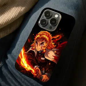 Akaza Upper Moon Phone Case, Demon Slayer Villain Design, Powerful Demon Anime Phone Cover, Otaku Aesthetic Gift Case