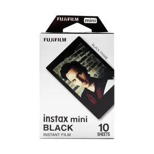 FUJIFILM Instax Mini Instant Film (Black, 10 Exposures) FUJIFILM Instax Mini Instant Film (Black, 10 Exposures)