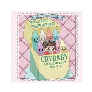 Cry Baby Coloring Book – Cute Aesthetic Illustrations, Relaxing Coloring Activity Book - Paperback