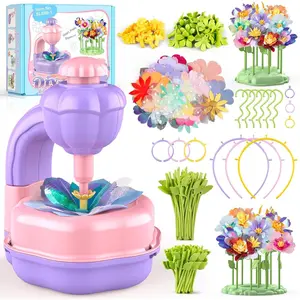 Fabric Flower Bouquet Craft Kit Easter DIY Flower Press Arts Crafts Bouquet Making Set Creative Gift for Christmas Birthday Ages 14+