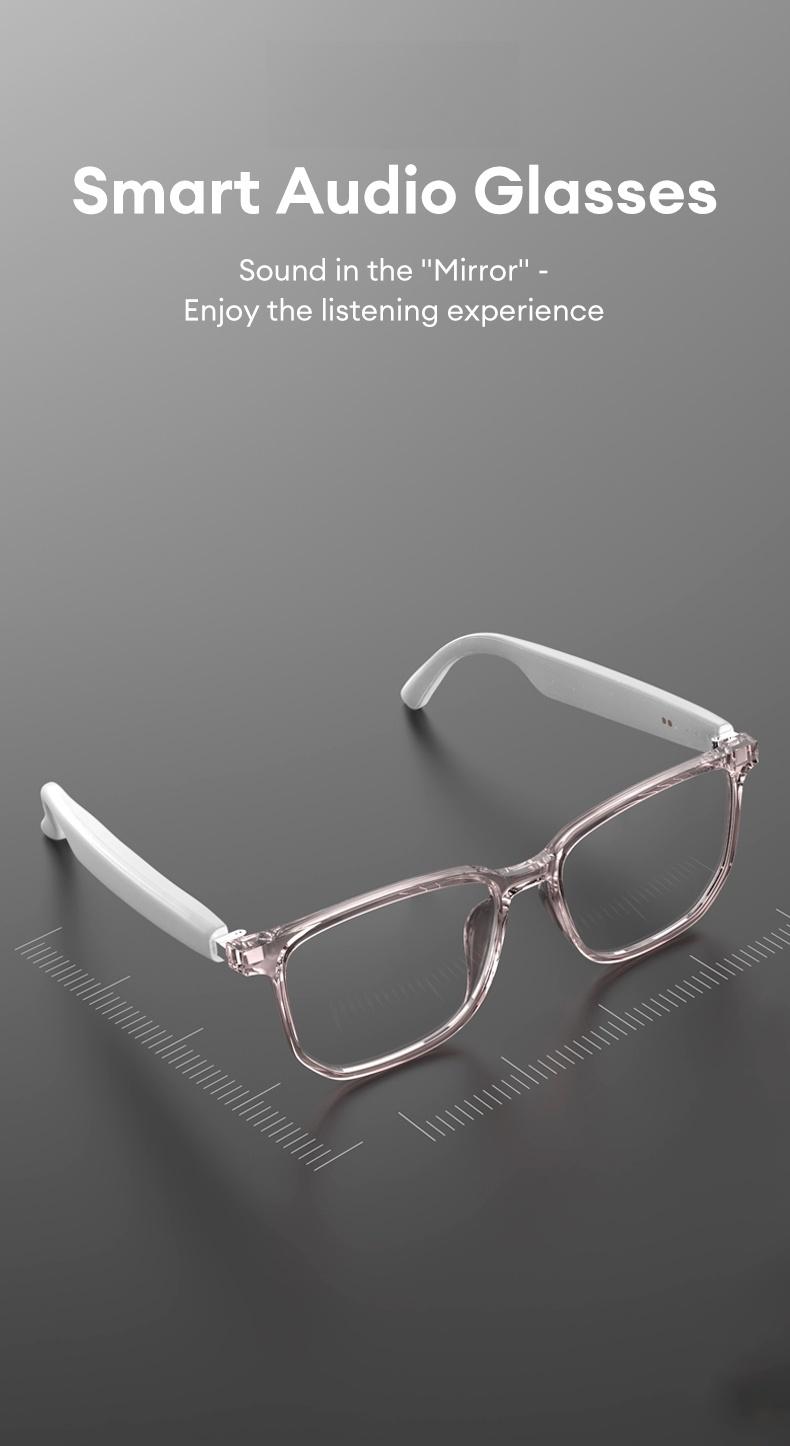 MGALL C8Pro AI Smart Glasses Wireless Headphone Smart Glasses For Listening To Music & Calling, Support 169 Languages Bluetooth Translation Audio & Video Call Translation Glasses for Women & Men