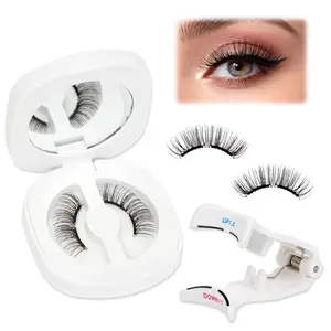 Eyelashes With Applicator Reusable Soft Lashes Natural Look for Everyday Wear and Makeup