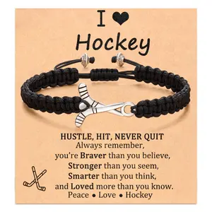 Hockey Bracelet Gifts for Boys Men Birthday Christmas Anniversary Gift