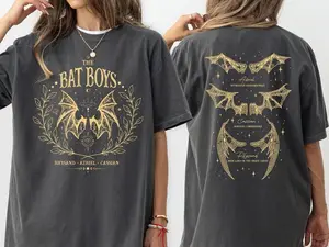 Comfort Colors The Bat Boys Shirt, Acotar Merch Tee, Bat Boys Wings Tee, The Night Court Tee, SJM Merch, Fantasy Readers Gift, Book Club Tee