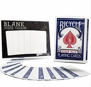 Bicycle Brand Blank Face Playing Cards - Perfect addition to your card trick collection