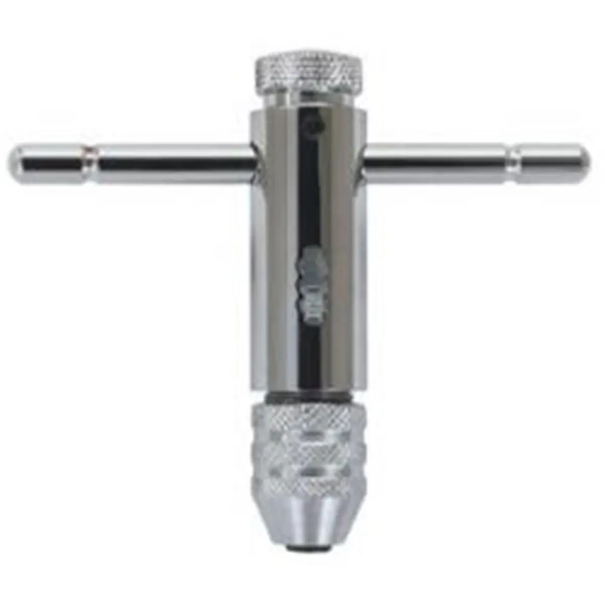 Hanson HAN21101 T-Shaped Handle Ratcheting Tap Wrench - Quick Efficient Action, 3-Position Gear Box, Fits 0 to 1/4 inch (3mm-6mm) Square Shanks, for Taps