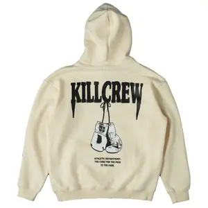 Kill Crew Oversized Lux Athletic Department Hoodie Cotton Fit Sweatshirts Pullover Tops Soft Fleece Comfort