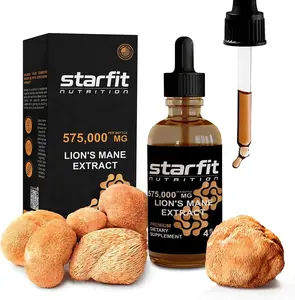 STARFIT Lion’s Mane Mushroom Extract - Brain & Memory Support - Focus & Clarity Booster - Healthcare