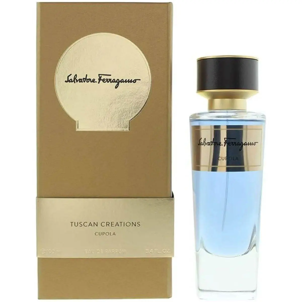 SALVATORE FERRAGAMO Tuscan Creations Cupola Unisex EDP Perfume Fragrance - Aromatic Scent with Middle Notes Iris, Olibanum, Labdanum, 3.4 fl oz, New in Box