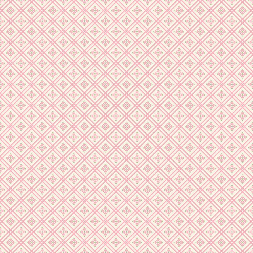 Fabric Riley Blake Cream Arbor Peach Cobbler by the Quarter Yard C17426-CREAM