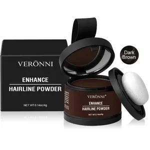 Hairline Shadow Powder, Hairline Concealer Powder, Hair Styling Powder, Professional Hairline Concealing Powder for Men & Women