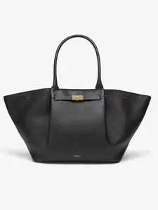 Women's Elegant Solid Color PU Leather Tote Bag, Large Capacity Shoulder Bag, Trendy All-match Bag for Commuting to Work, PU Tote Satchel