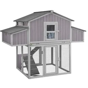 Aivituvin-AIR66 Foldable Chicken Coop for 3-4 Chickens | Fast Assembly Design