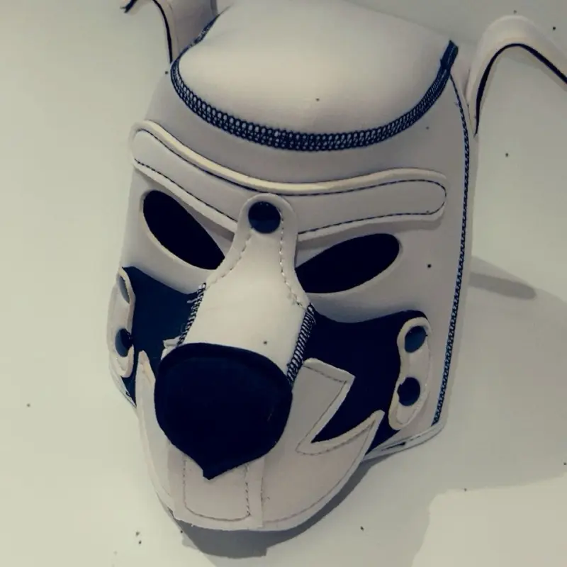 Pup Hood White and Black with Texture for Stylish Pet Outfits