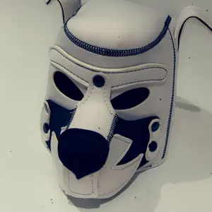 Pup Hood White and Black with Texture for Stylish Pet Outfits