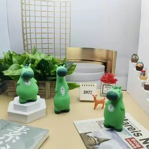 Green Horse Squeeze Toy, Creative Donion Stress Relief Fidget Toy, Novel Vent Squishy Toy