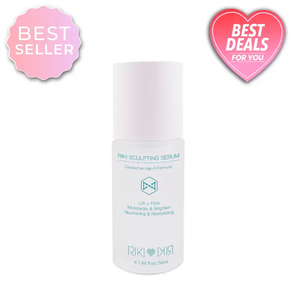 RIKI Sculpting Serum - Conductive Age-R Formula for Lift Firm Moisturize & Brighten Nourish Revitalize 1.69 fl oz