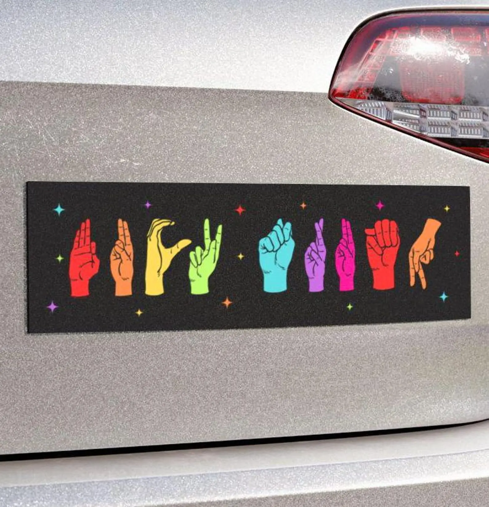 FDT Sign Language Car Magnet, Subtle 4nti Trvmp Decal, Subtle FDT ASL ...
