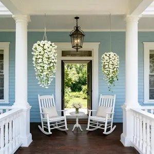 Artificial Hanging Plant Decorative Wreath, Perfect for Weddings, Housewarming Parties, Restaurants, Malls, Cafes