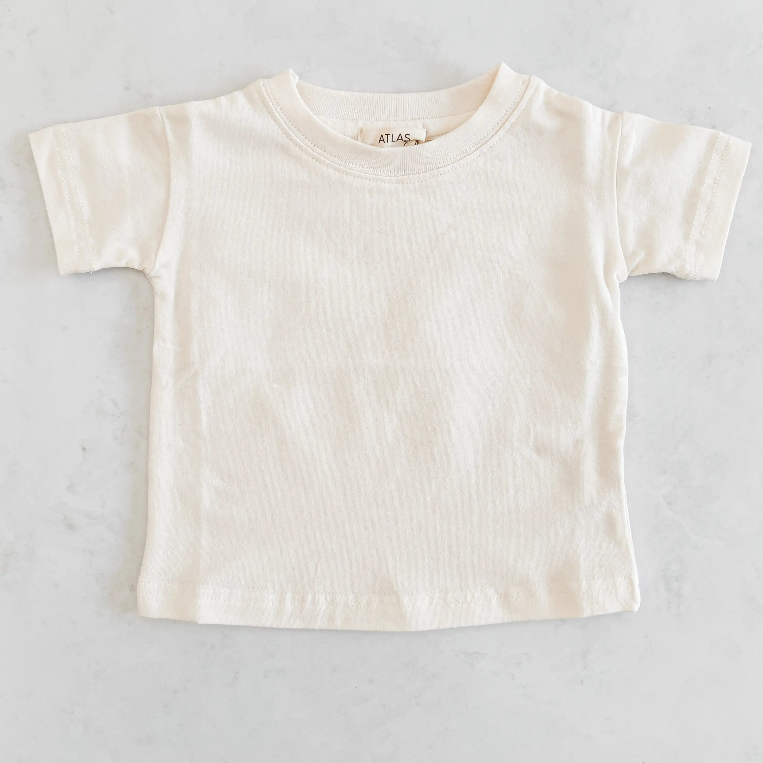 Atlas Grey Jersey Cotton T-Shirt | Baby and kids Short Sleeve | Casual & Versatile Design