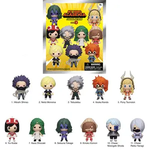 MY HERO ACADEMIA Officially Licensed 3D Anime Character Series Mystery Bulk Bag Clip Keychain Random One Hitoshi  and Shinso or Other Characters for Mom and Friend Anniversary Birthday Gifts