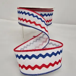 1.5"x10Y Wavy Stripes Ribbon