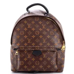 Pre-owned Louis Vuitton Canvas Coated Backpacks Palm Springs Backpack Monogram Canvas MM by Rebag