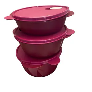 Cristal Flash 3-Piece Set 850ml 1.8L 1.3L Kitchen Storage Utensils Compact Versatile Sizes for Serving and Storage