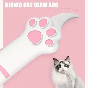 Expandable Cat Paw Box Cutter with Locking Blade and One-Click Mechanism, & Handle, Portable Pocket Size Knife for Office Use, Paper Cutters