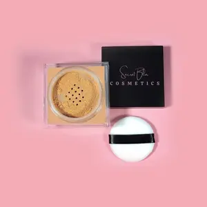 Secret Blan Cosmetics Medium Setting Powder - Makeup for a Flawless and Silky Application