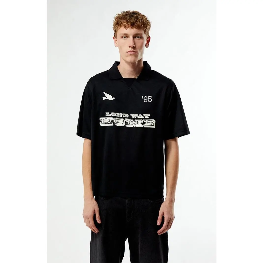 Pacsun Men's Black Long Way Home Mesh T-Shirt