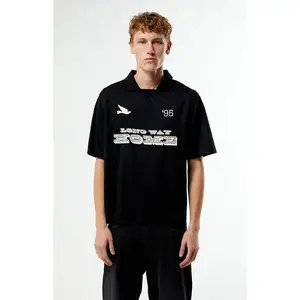 Pacsun Men's Black Long Way Home Mesh T-Shirt