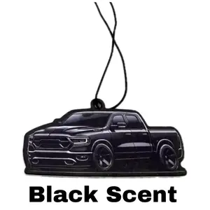 Truck Air Freshener - 6-Pack Starter Bundle | Black Ice Scent | Long-Lasting Car Scents with Unique Truck Design
