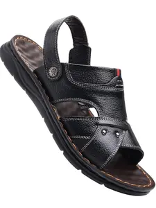 Summer Men's Casual Comfortable Sandals, Breathable Lightweight Beach Shoes, Durable Fashion Design, Anti-Slip Outdoor Hiking Shoes